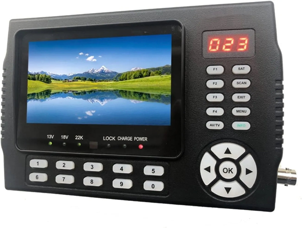 KPT-258S/T DVB-S2/T2 satellietmeter, digitale signaalmeting voor DVB-S2, DVB-T2 en DVB-C ontvangst