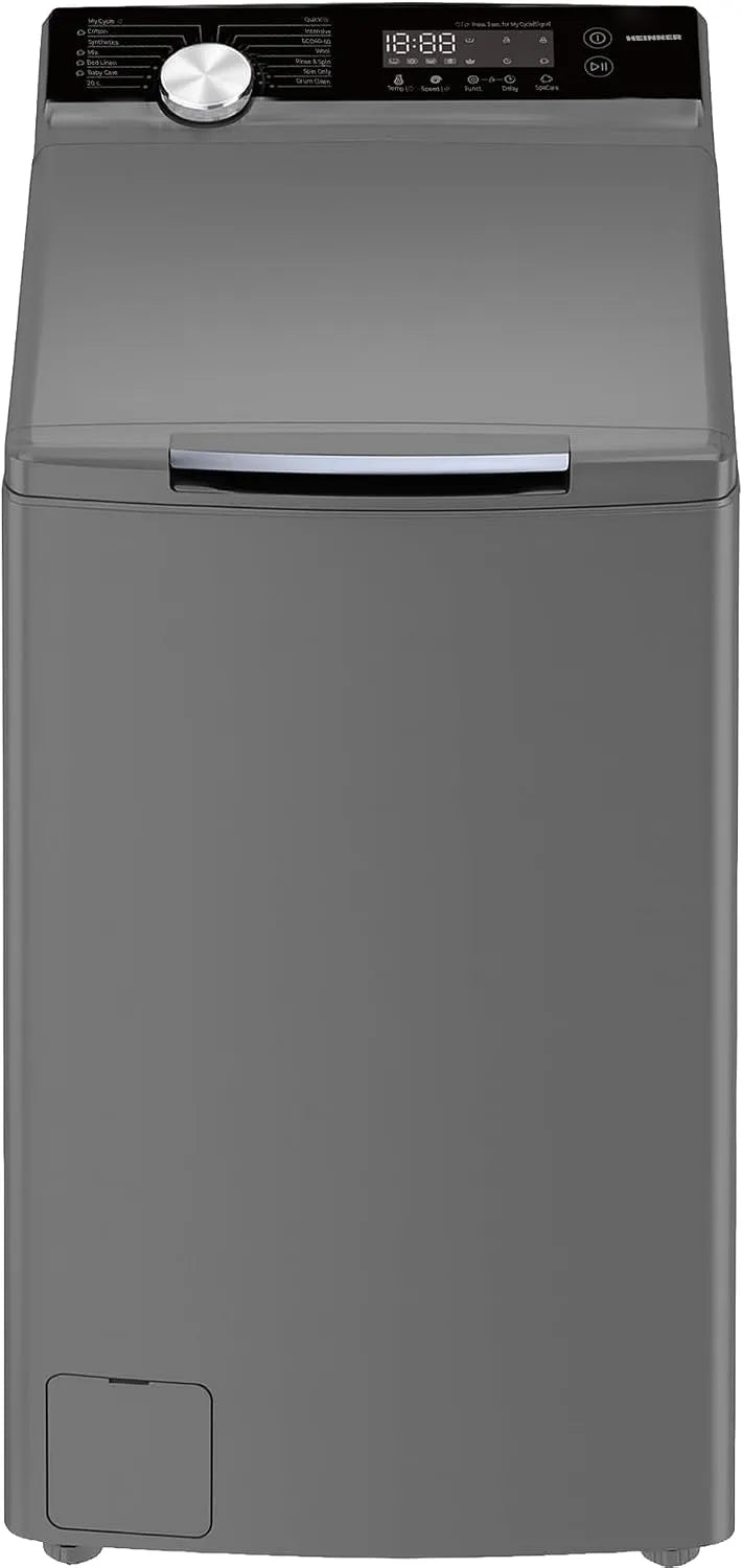 HWM-TL8013IVKSA wasmachine, digitaal display, invertermotor, +++ 8 kg bovenlader, inverter motor, antraciet afwerking