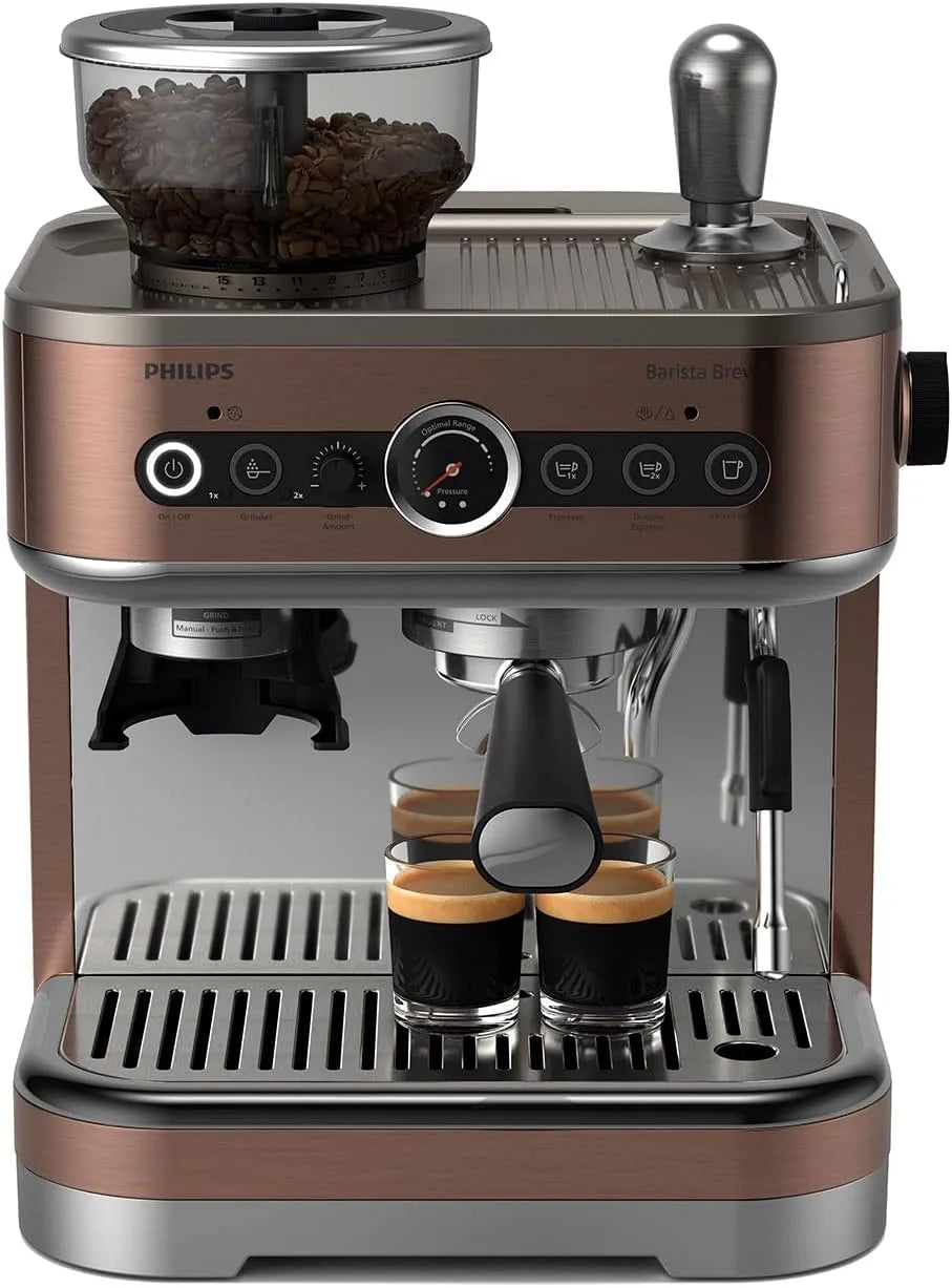 Philips espressomachine, automatische werking, Barista Brew Semi-automatische, Americano-knop