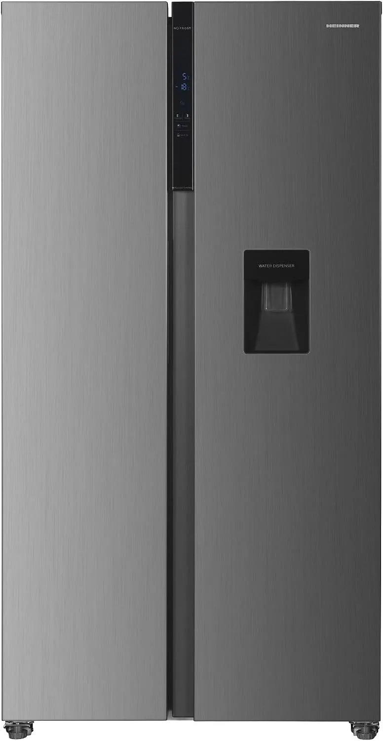 HSBS-HM529NFXWDE koelkast, 529 L, No Frost, digitaal display, No Frost-technologie, invertermotor, Side-by-Side 529 L, Full No Frost, Incl. 5 Jaar