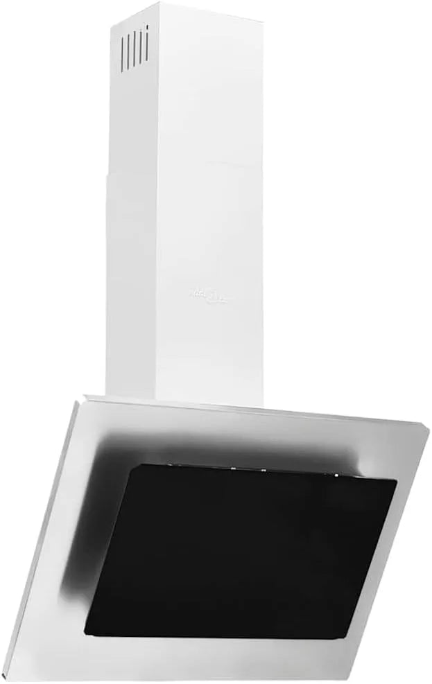 Afzuigkap, 60 cm, roestvrijstalen behuizing, gehard glas, vidaXL Wand 60 cm roestvrij staal gehard glas zilverkleurig