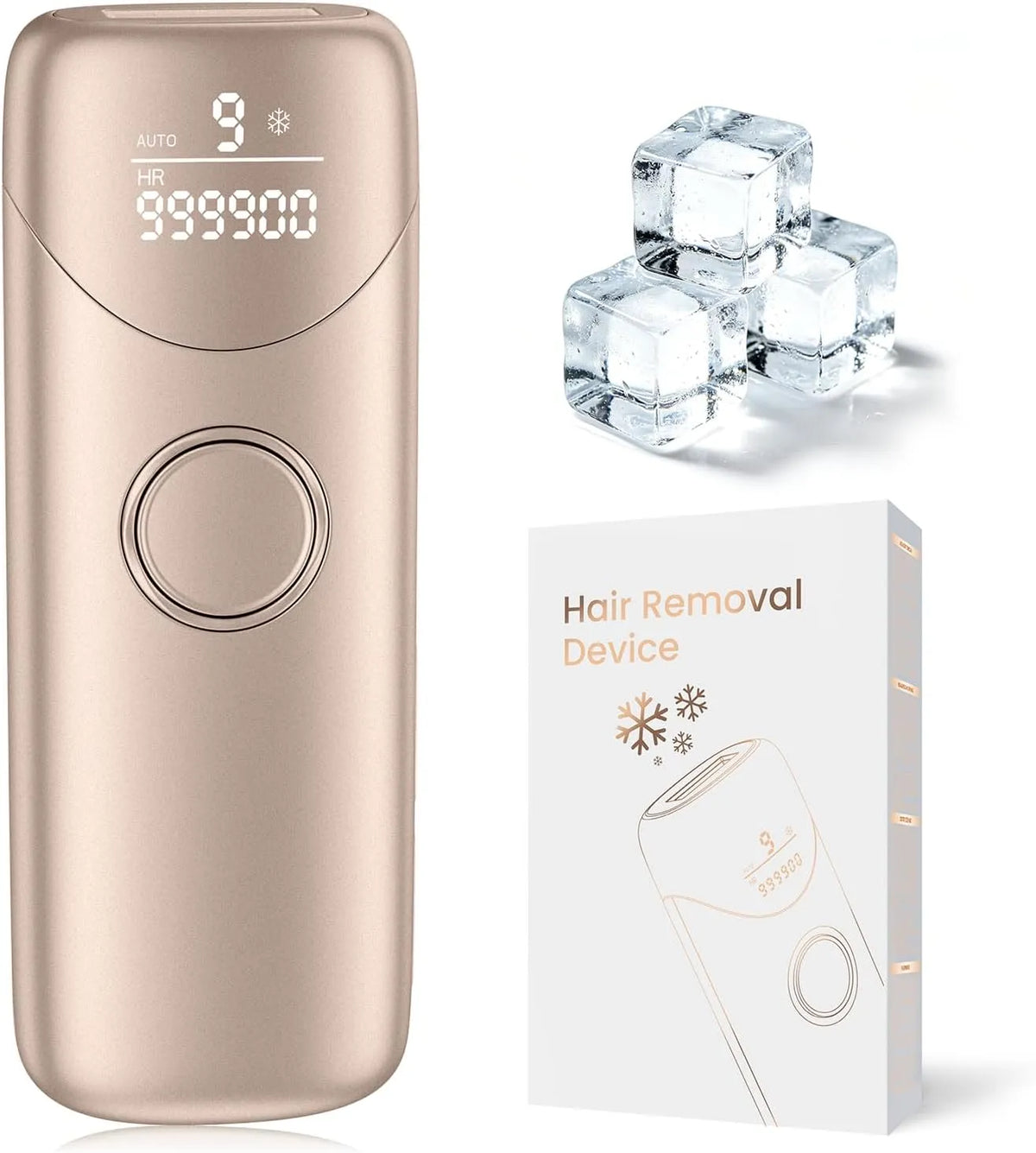 IPL-ontharingsapparaat met geïntegreerde koeling, lichtpuls-epilator voor lichaamsverzorging