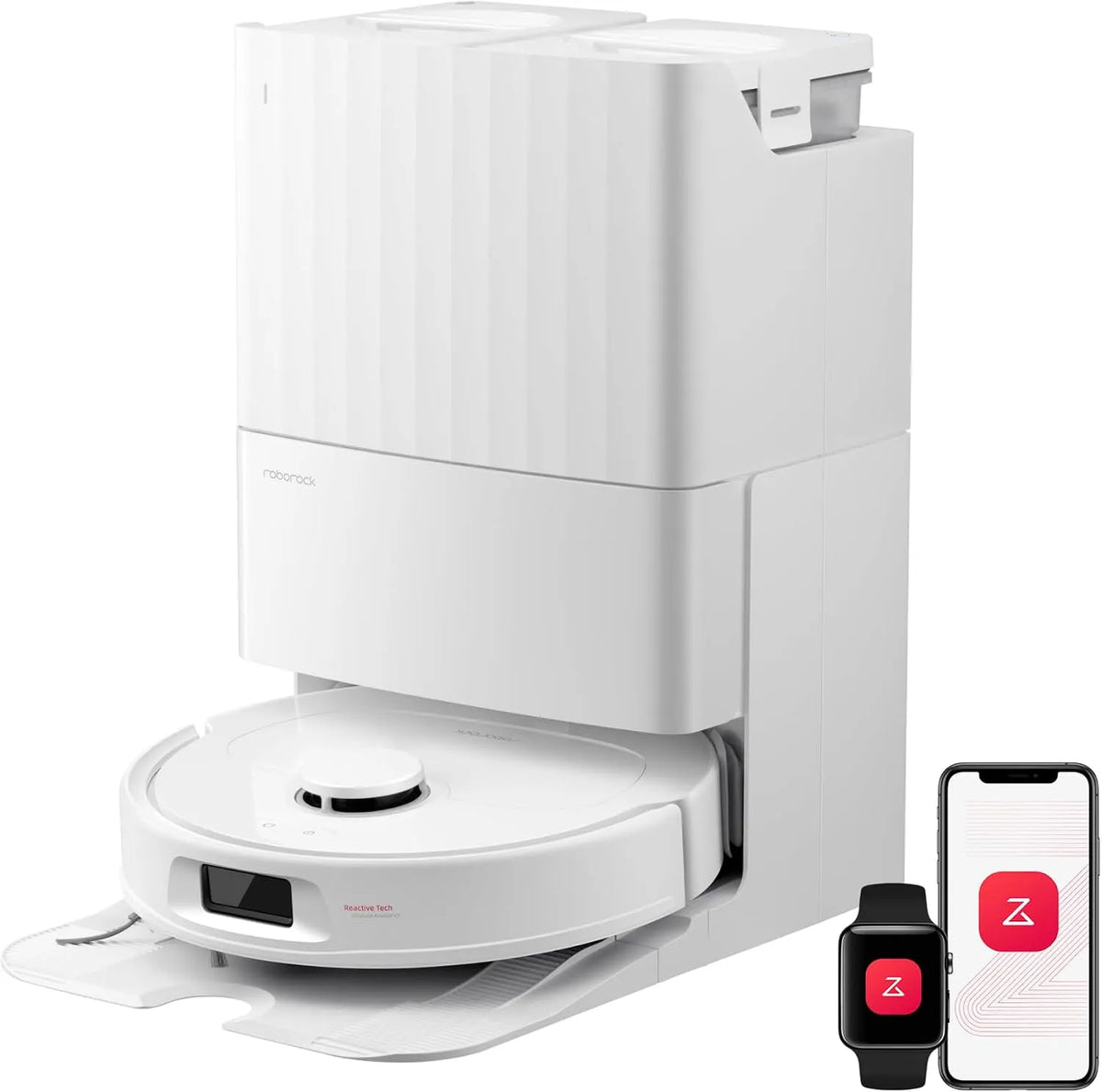 Roborock QV 35A robotstofzuiger, zuig- en dweilfunctie, Qrevo S Pro met dweilfunctie