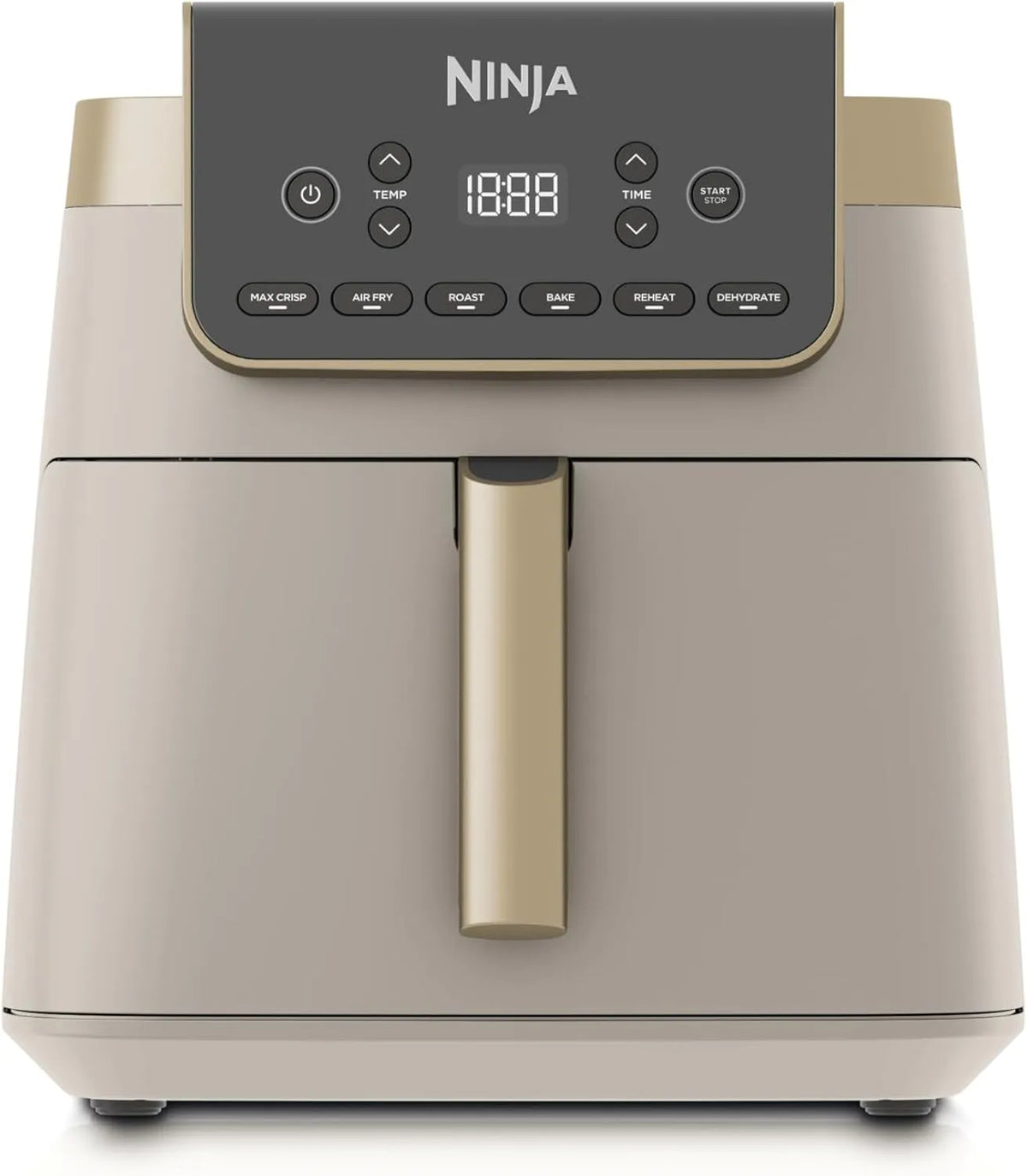Ninja 6.2L airfryer, Grote Vierkante Enkele Lade, heteluchtcirculatie met kookprogramma's