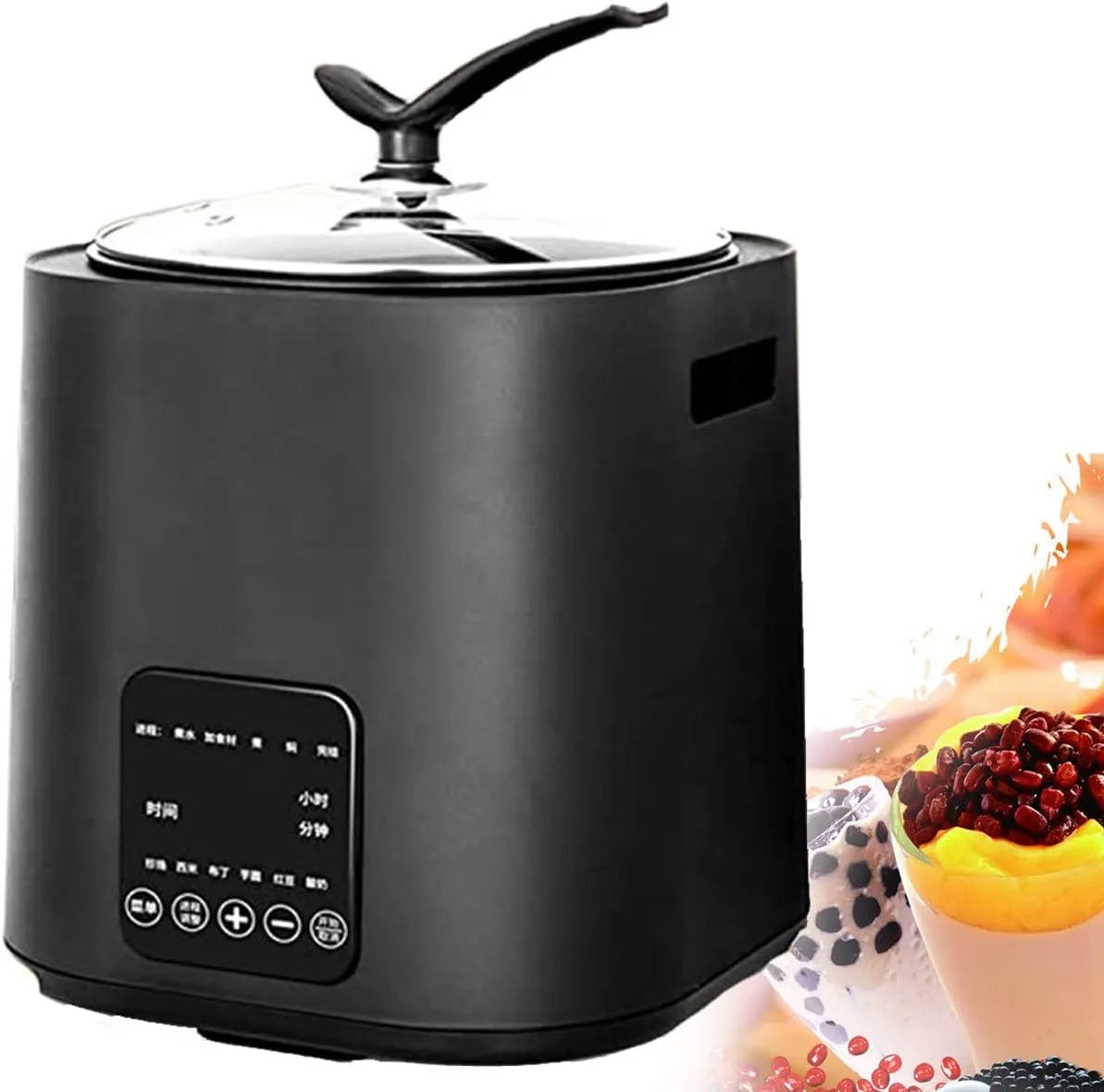 Automatische Parelpot, touchbediening, automatische werking, 5L Commercieel Fornuis met Insert Pot en Touchscreen, voor Melkthee