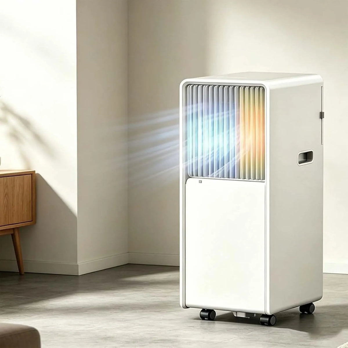 Airconditioner, invertermotor, koel- en verwarmingsfunctie, Draagbareairco-unit, inverter mobiele met koelen, slimme bediening