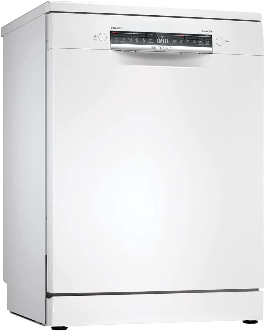 Bosch SMS4EMW06E vaatwasser, 60 cm, Serie 4, vrijstaande, automatische programma's voor servies
