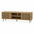 Mueble para TV de Madera con Puertas Corredizas 150x40x50 cm