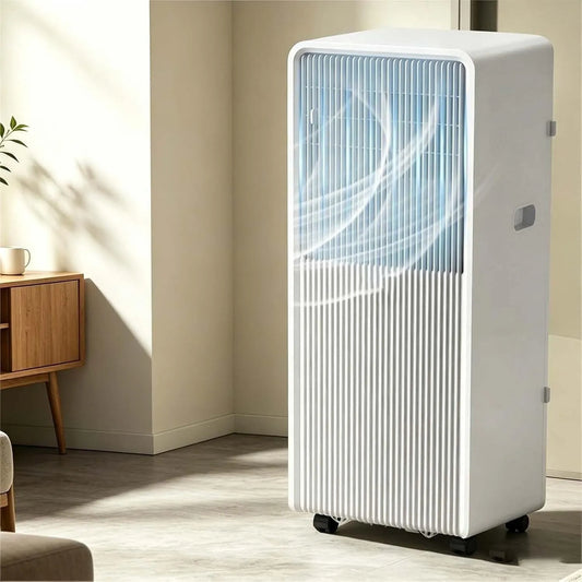 Airconditioner, invertermotor, koel- en verwarmingsfunctie, Mobiele Airco Unit, Inverter met Koelen, Ontvochtigen en Ventileren, Slimme Bediening