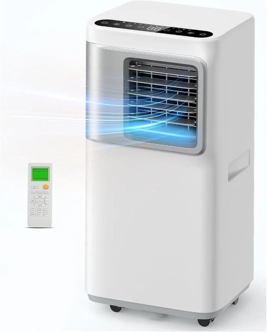 Airconditioner, 16000 Btu, 70 m2, 16000 Btu mobiele, 5-in-1 slimme AC voor kamers tot 70 m2, snelle koeling, ontvochtiger en energiezuinig