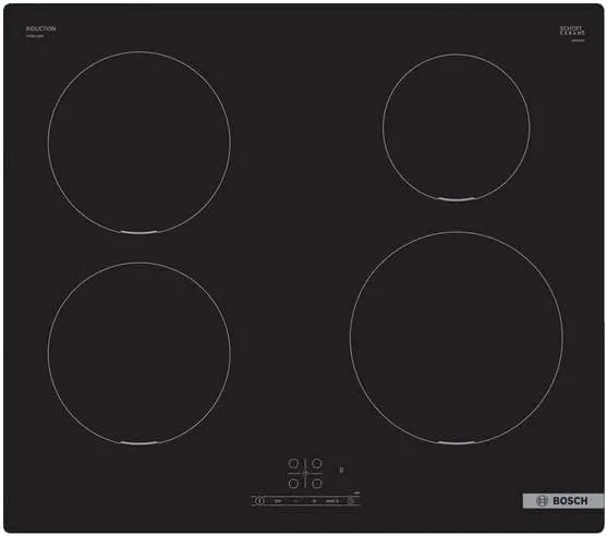 Bosch PUE611BB5E inductiekookplaat, elektronisch geregelde inductiezones