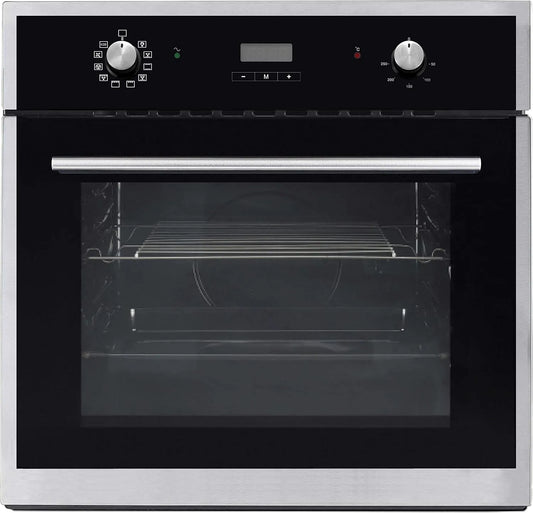 PKM EBO9.4 EEK: A Einbaubackofen, Grillrost, Tropfschale, Gehäusekühlung, 3 Glasschichten, Vollglasinnentüre, 56 Liter, 60 cm breit