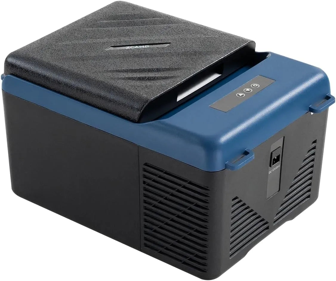 KI9 compressorkoelbox, draagbaar ontwerp, 9 Lliter Koelbox, Mini-Koelkast, Elektrische Compressor, Auto-Koelkast