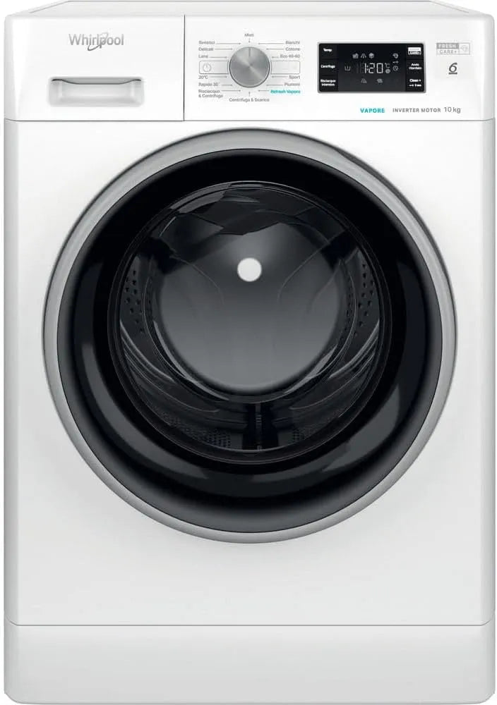 Whirlpool FFB 1048 BSV wasmachine, wasprogramma's met elektronische bediening