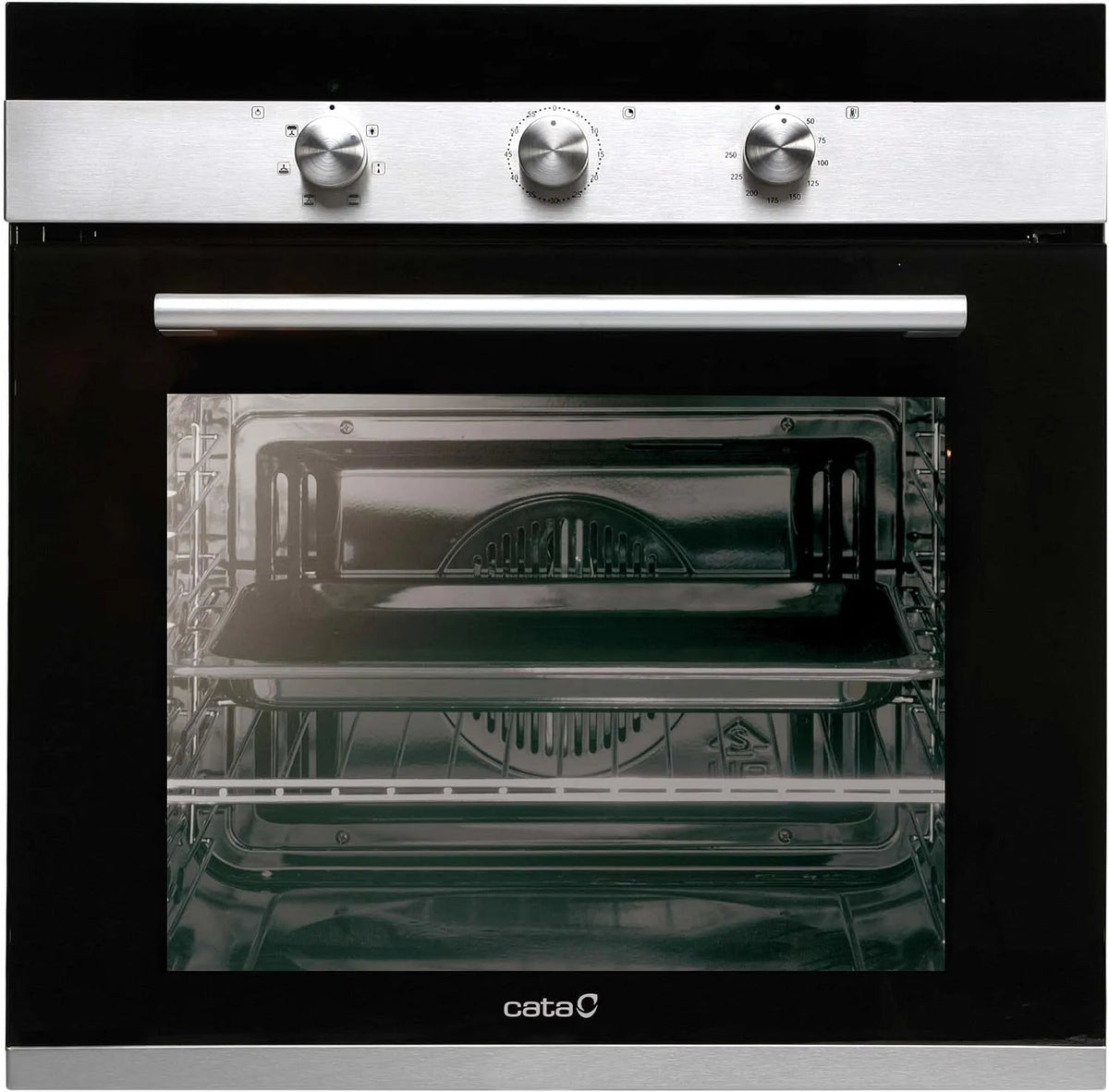 CM 760 AS elektrische oven, 2400 W, roestvrijstalen behuizing, CATA BK Multifunctionele oven, roestvrij staal