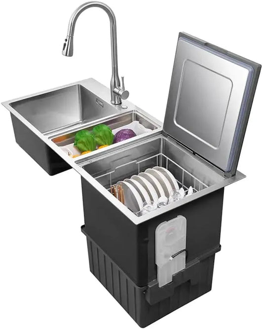 Vaatwasser, automatische werking, ultrasone functie, Slimme ultrasone roestvrijstalen ingebouwde voor keuken, voor hotels