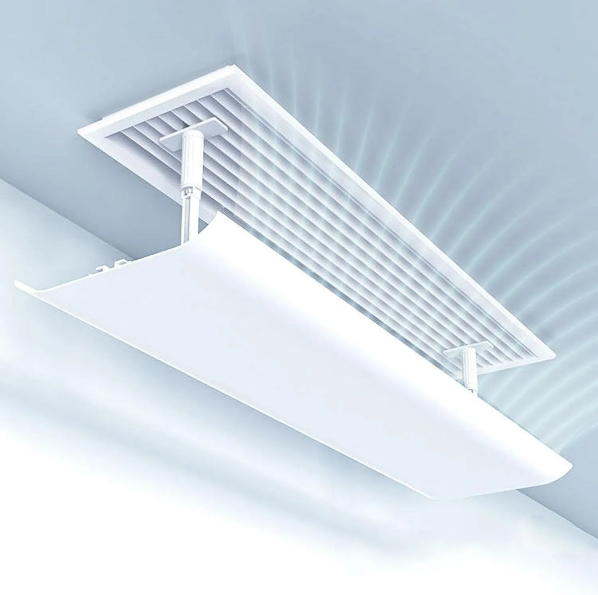 Airconditioner, 120cm, koel- en verwarmingsfunctie, Air Vent Deflector, Air Vent Deflector Plafond, Verstelbaar en Herbruikbaar, Met Waterdicht Katoen