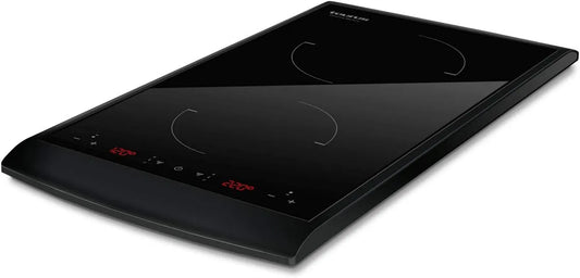 Taurus inductiekookplaat, 2900 W, Darkfire Domino Draagbare, elektronisch geregelde inductiezones