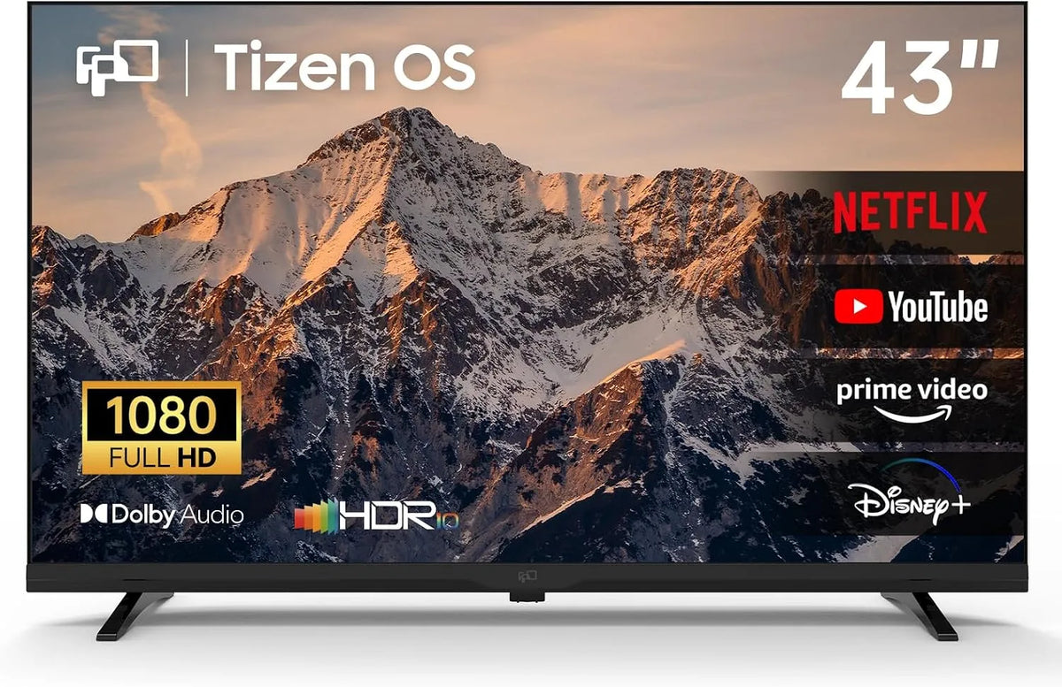TV 43 Smart TV, 43 Inch, Full HD, 1080p, FPD Smart Inch Full HD 1080p Televisie Tizen OS Flatscreen-tv