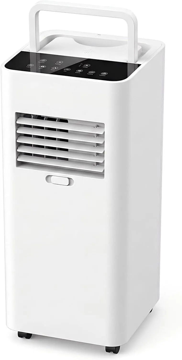 Airconditioner, 7000 BTU, 28 m2, stille werking, Draagbare 7000 BTU voor Ruimtes tot 28 m2, Slimme Mobiele Airco met Afstandsbediening