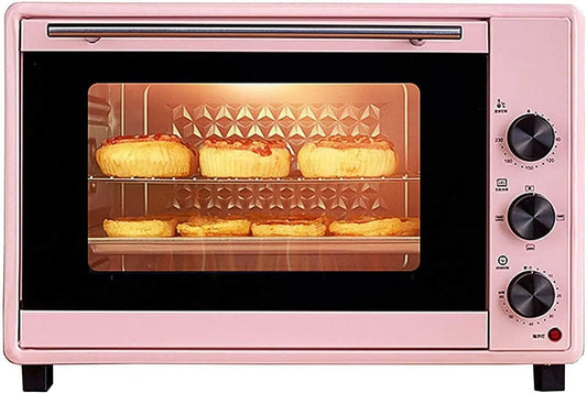 Elektrische oven, heteluchtfunctie, instelbare temperatuur, kleine oven, 40L oven elektrische heteluchtoven
