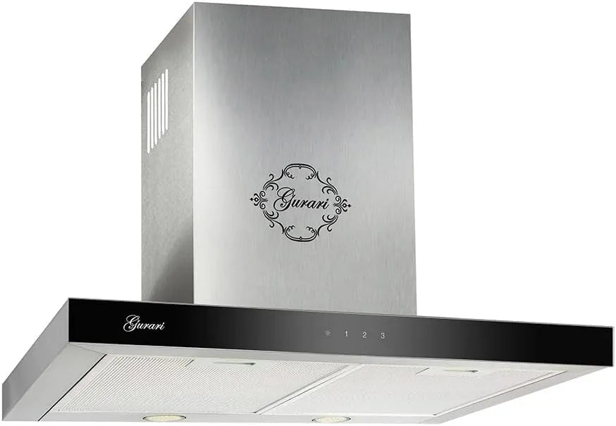 GCH 462 IS afzuigkap, 1000 m3/h, 60 cm, roestvrijstalen behuizing, GURARI 60 cm Prime wandmontage van roestvrij staal glas met afstandsbediening