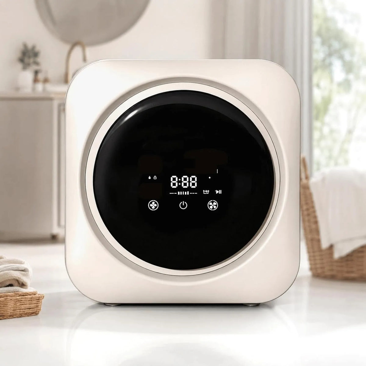Was-droogcombinatie, 2 In 1 Mini‐was‐droogcombinatie, Kleine Kledingwasmachine