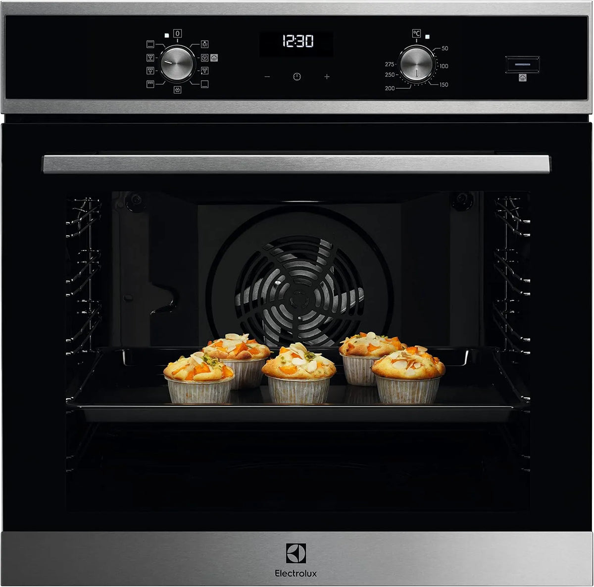 Electrolux EOD5H40X elektrische oven, 569 mm, 589 x 596 x 569 mm, roestvrijstalen behuizing, stoomfunctie, Serie 600 Elektrische inbouwoven met stoom