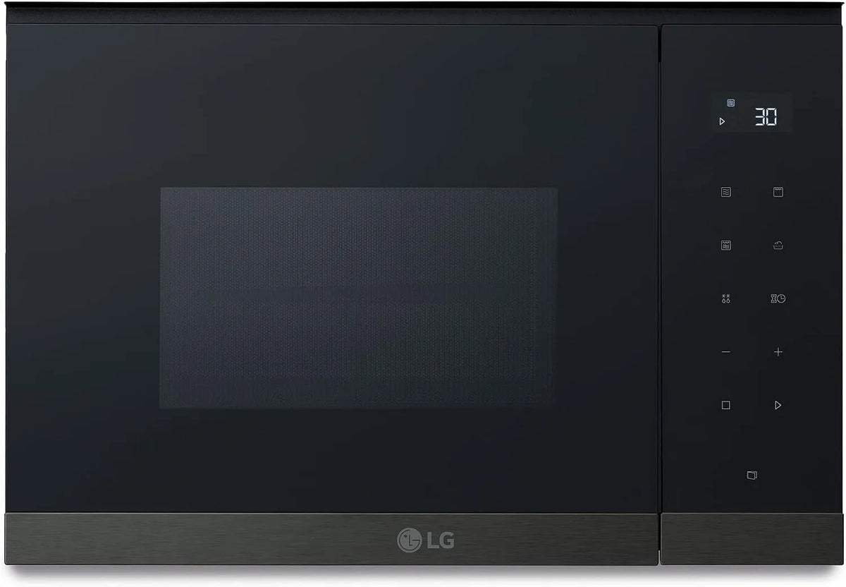 LG MG7Z2593B magnetron, Inbouw 25L met Grill 900W Zwart, opwarmen en ontdooien met vermogensstanden