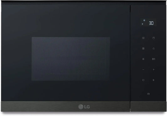 LG MG7Z2593B magnetron, Inbouw 25L met Grill 900W Zwart, opwarmen en ontdooien met vermogensstanden