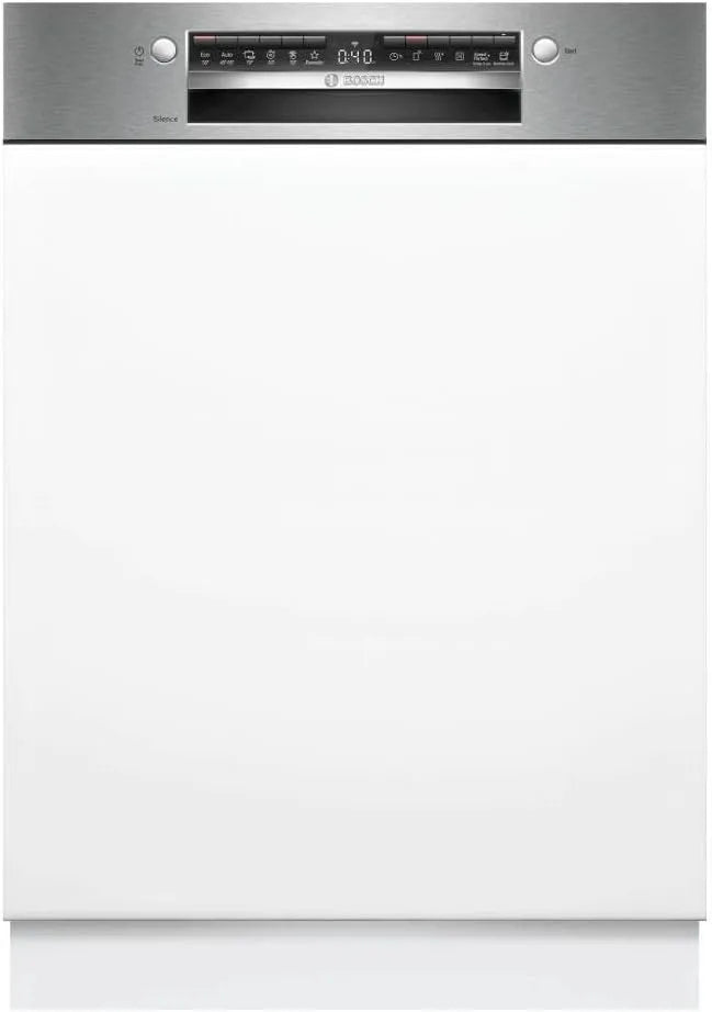 Bosch SMI4HVS14E vaatwasser, 60 cm, Serie 4 Slimme deels geïntegreerde, VarioFlex-manden, 3-voudig rackmatiek, Smart Start, Silence programma