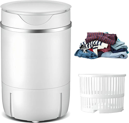 Wasmachine, timer, stille werking, Draagbare, 2-in-1 enkele kuip met timer