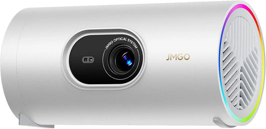 HDR10 projector, JMGO Picoplay Mini Beamer, Gimbal real-time autofocus, 200' voor buiten