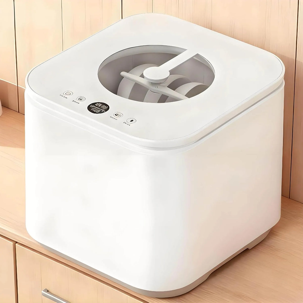 Vaatwasser, 5 Programma's, touchbediening, automatische werking, heteluchtfunctie, Volledig Automatische Huishoudelijke, Mini-Aanrecht, Compacte B