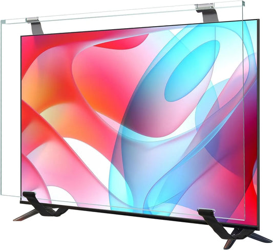 Tv-schermfilter, 55 inch, digitaal display, Qoosea 55 inch tv-schermbeschermer, wandmontage en computermonitor