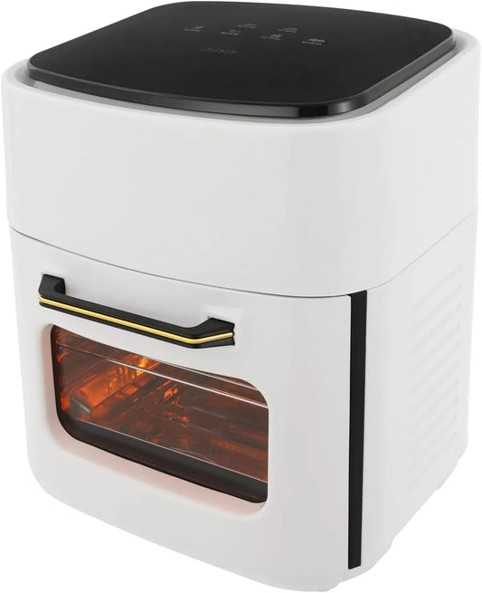 Airfryer, 1400 W, touchbediening, heteluchtfunctie, 15 liter heteluchtfriteuse, 1400 W met digitaal led-touchscreen, digitale, voor thuis