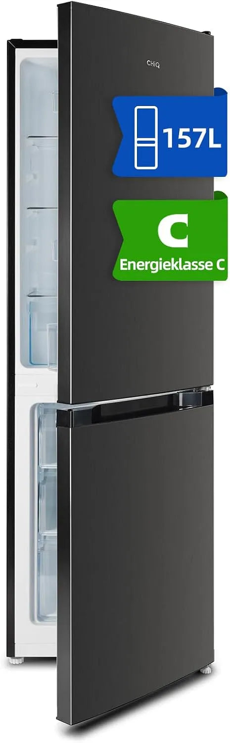CBM157LC koel-vriescombinatie, CHiQ 157L Koelvriescombinatie Zwart
