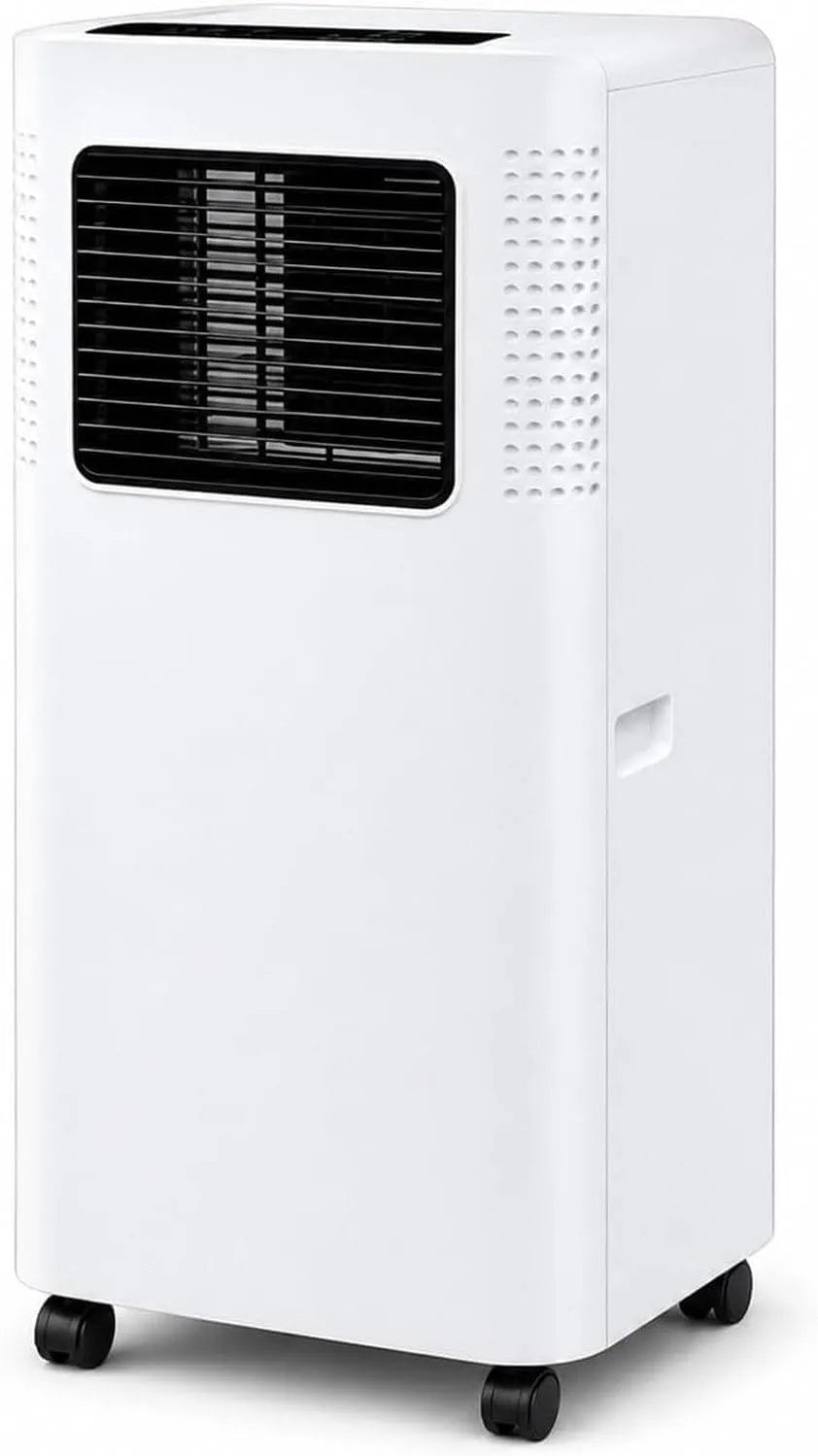 Airconditioner, 7000 BTU, 60 dB, timer, draagbaar ontwerp, stille werking, 7000 BTU Mobiele, 2-in-1 Koeling en Luchtontvochtiger, Compact en Draagbaar