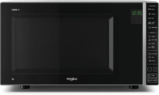 Whirlpool MWP 303 SB magnetron, Cook 30 + grill, met hoog grillrooster