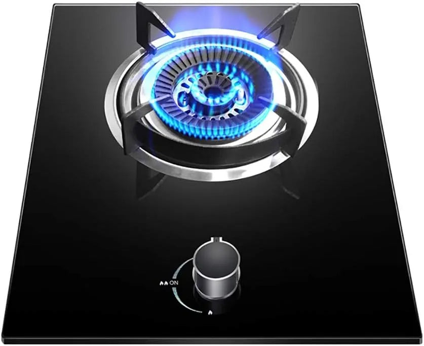 4.5KW gaskookplaat, IBOWZ Branders Desktop/Embedded Single Cooker Gas Cooktop, LPG/NG Dual Fuel Fornuis Gasfornuis, Energie Klasse A