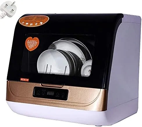 Vaatwasser, 3 standen, Draagbare mini- voor aanrecht, 70°C hoge temperatuur wassen, steriliseren & drogen, 3 standen: Snel, Standaard & Sterk wassen
