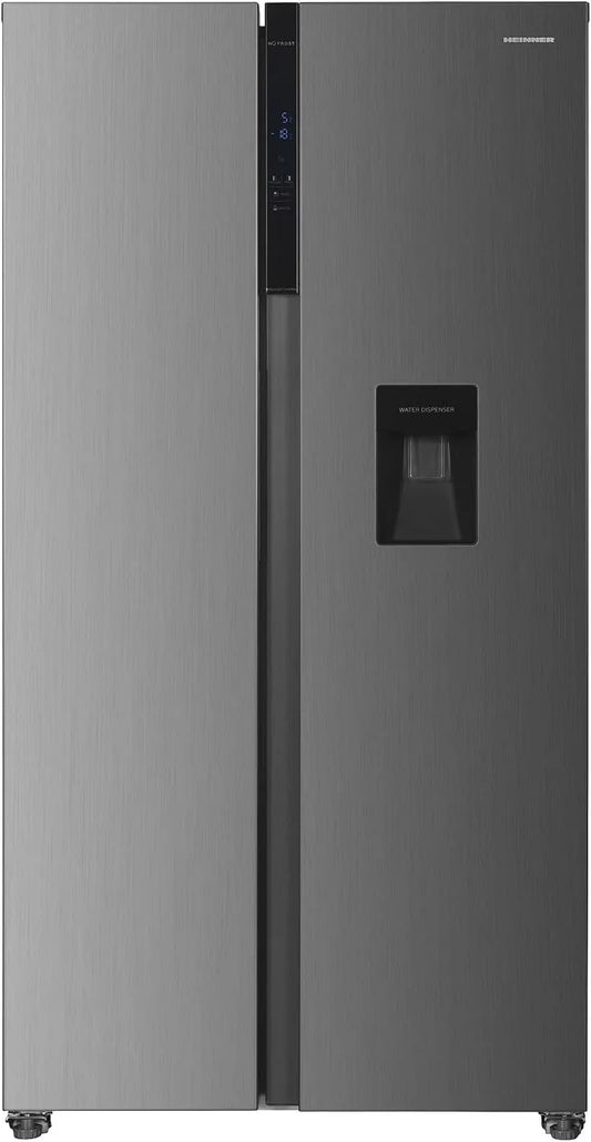 HSBS-HM529NFXWDE koelkast, 529 L, No Frost, digitaal display, No Frost-technologie, invertermotor, Side-by-Side 529 L, Full No Frost, Incl. 5 Jaar