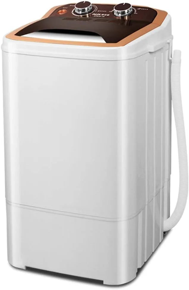 Wasmachine, met bovenlader, wassen van babykleding, kleine voor appartement, met afvoerslang