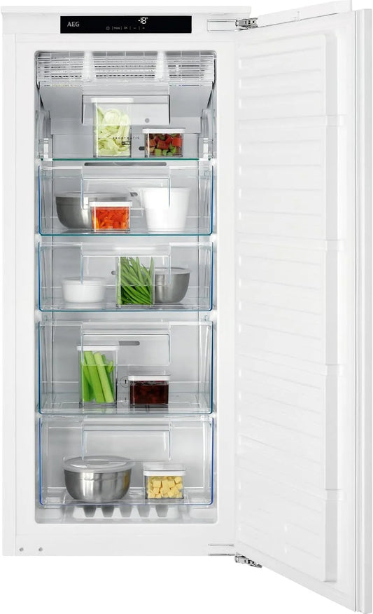 AEG TAB7N12EF vriezer, Verticale 122L Wit, diepvriesopslag met temperatuurregeling