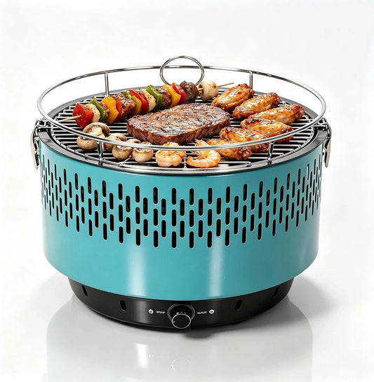 Draagbare Houtskool Tafelgrill en Mini-Fornuis geschikt voor Balkon