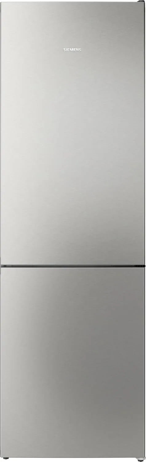 Siemens KG36NVIAG koel-vriescombinatie, 60 cm, 186 x 60 cm, roestvrijstalen behuizing, iQ300, vrijstaande met vriesgedeelte onderaan, roestvrij staal