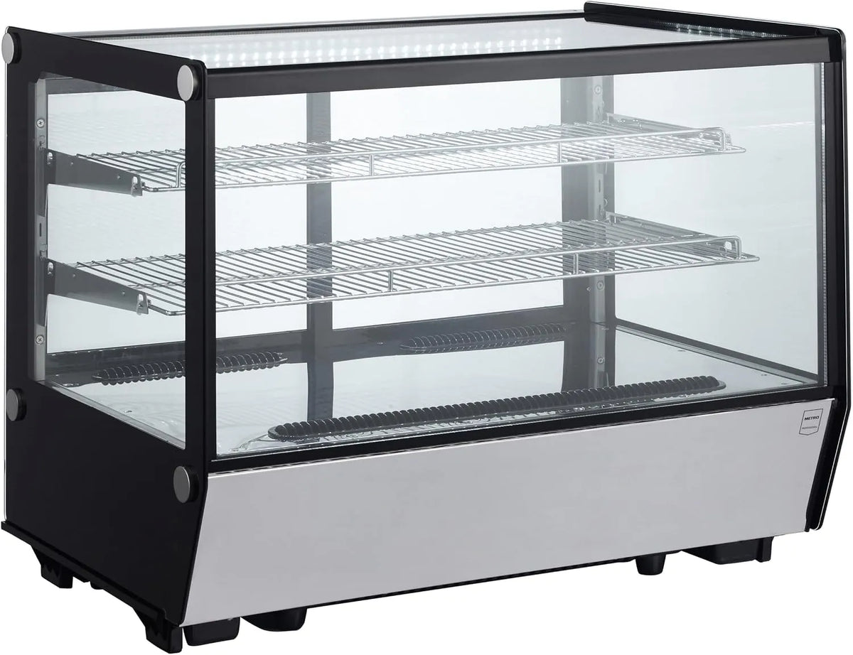 GCV1160R, 160 L, 68,6 cm, 88 x 56,8 x 68,6 cm, roestvrijstalen behuizing, heteluchtfunctie, METRO Professional Gekoelde vitrine