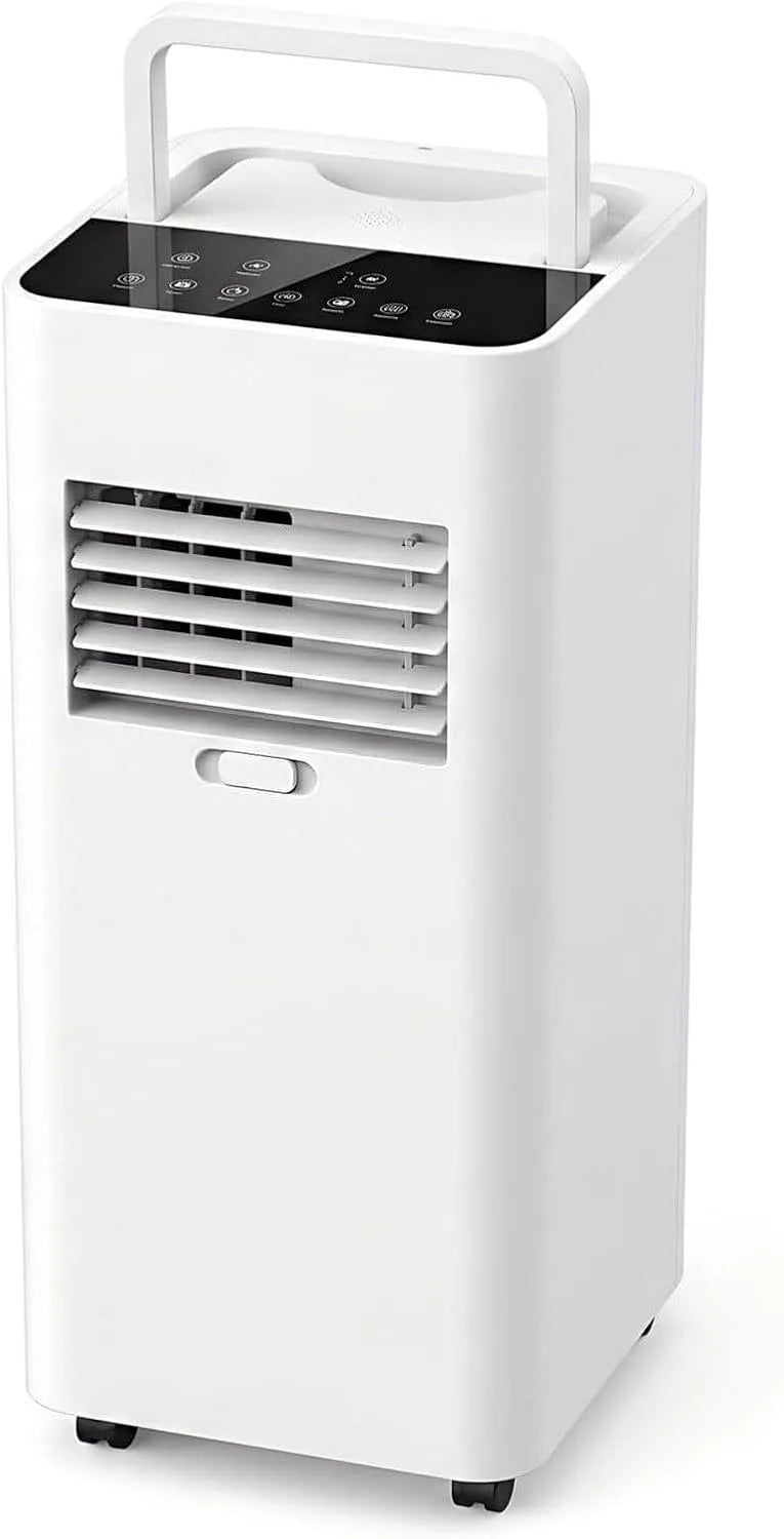 Airconditioner, 7000 BTU, 300 m2, stille werking, 7000 BTU Mobiele voor Ruimtes tot 300 m2, Slimme Koelunit met Afstandsbediening, Stille Slaapmodus