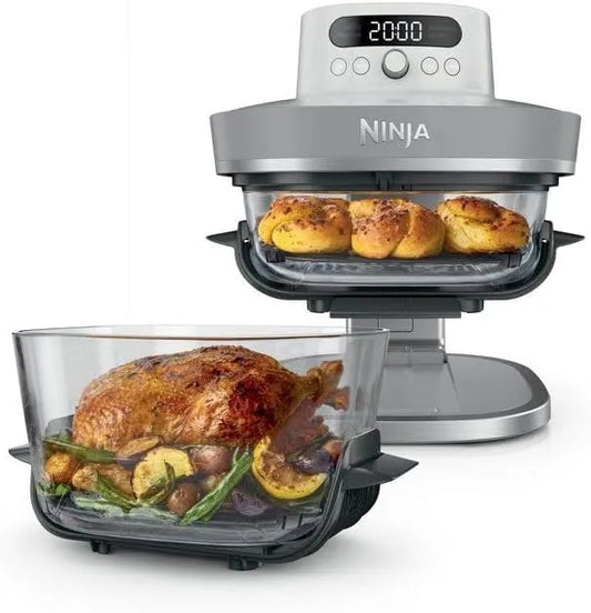 Ninja AS090EUWH airfryer, 5,7 L, 2,3 L, CRISPi PRO XL Glazen, 5 Vooraf Ingestelde Kookfuncties