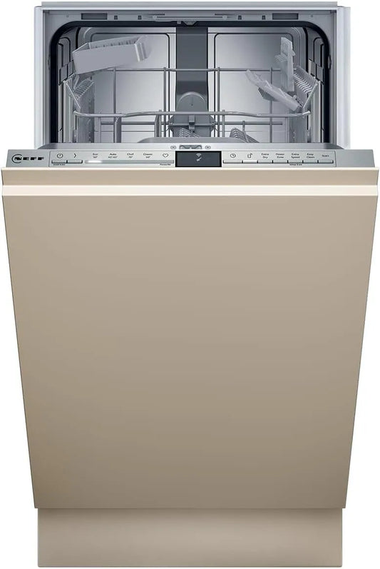 S853HKX14E N 30 vaatwasser, 45 cm, stille werking, slimme volledig geïntegreerd, bijzonder stille, info light, Chef 70 °C voor hardnekkig vuil